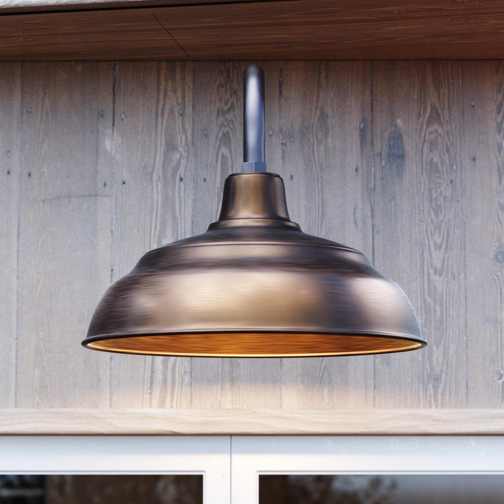 Millennium Lighting Natural Copper 1-Light Warehouse Shade 