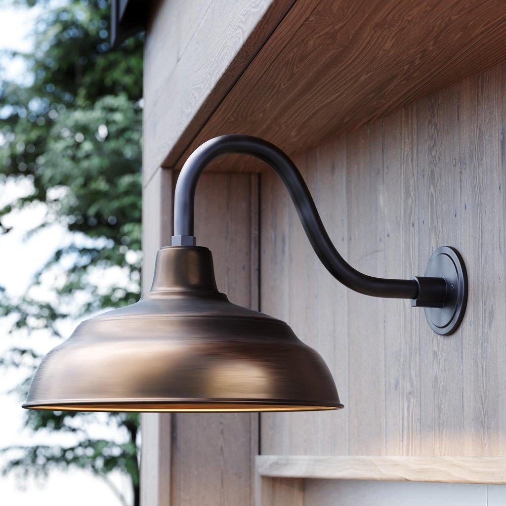 Millennium Lighting Natural Copper 1-Light Warehouse Shade 