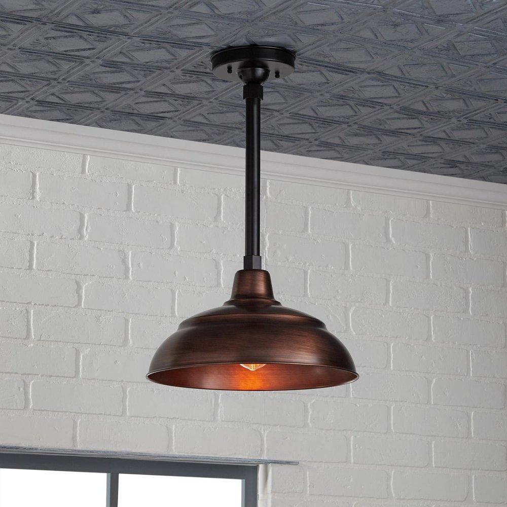 Millennium Lighting Natural Copper 1-Light Warehouse Shade 