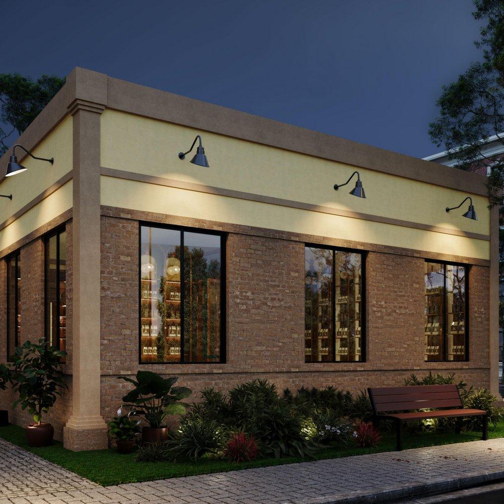 Millennium Lighting Aluminum Satin Black Goose Neck 