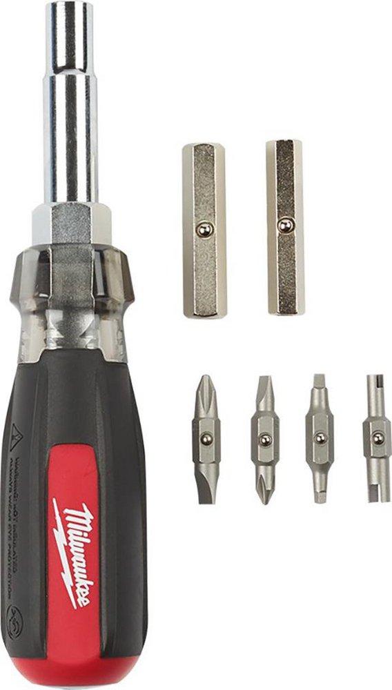 Milwaukee® Black Manual Non Magnetic Multi-bit 14 Piece Screwdriver 