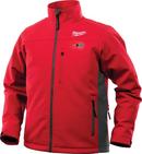 Size L Polyester Heated Jacket in Red