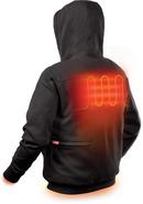 Milwaukee&reg; Black 12V REDLITHIUM&trade; Polyester Heated Hoodies Kit in Black 