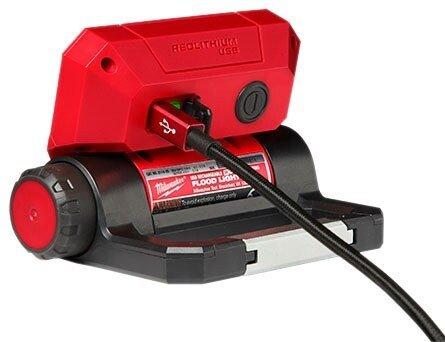 Milwaukee&reg; Red LED Rechargeable Flood Light 
