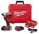 Milwaukee&reg; M18 Compact Brushless 1/4 Hex Impact Driver Kit 