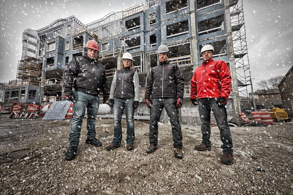 Milwaukee&reg; Red Brushed Tricot and Polyester Heated Hoodie Kit in Red 