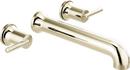 Two Handle Wall Mount Tub Filler in Polished Nickel