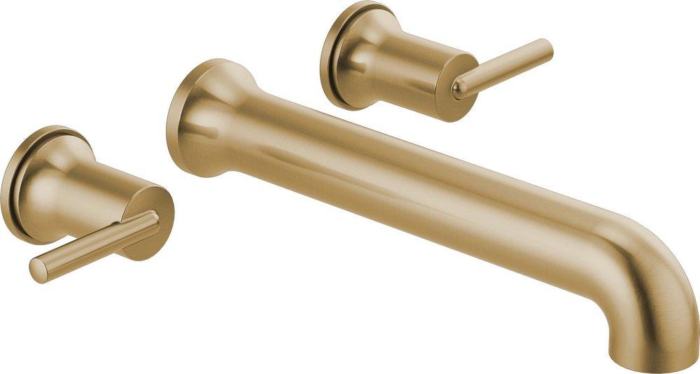 Delta Faucet Brilliance® Champagne Bronze Two Handle Wall Mount Filler (Trim Only) 