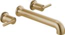 Two Handle Wall Mount Tub Filler in Brilliance® Champagne Bronze