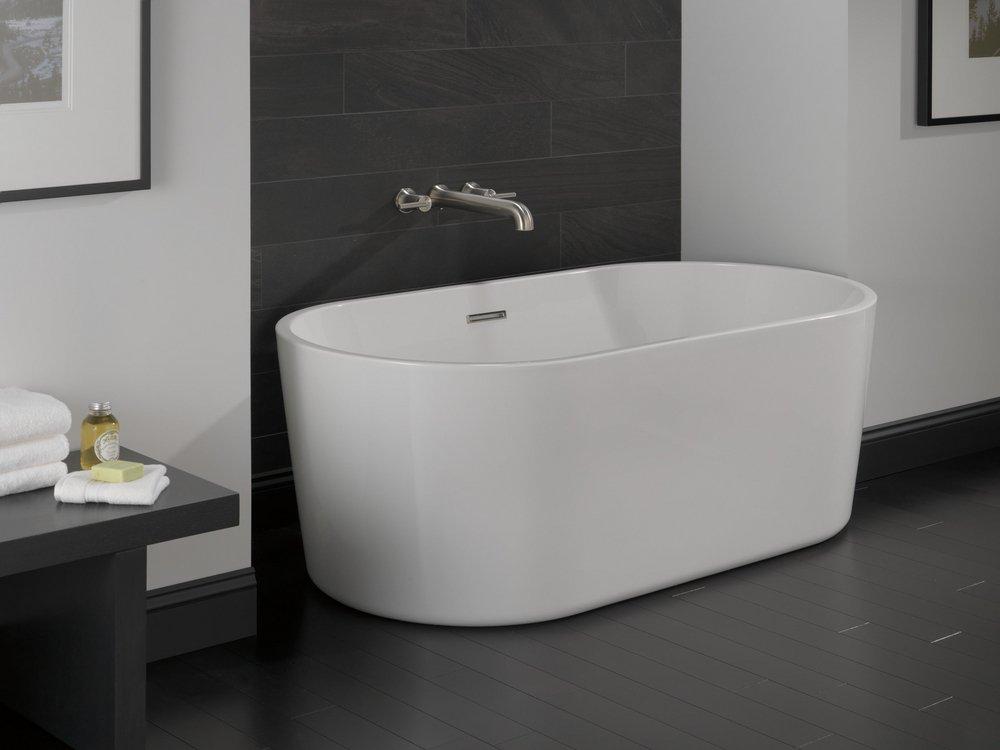 Delta Faucet Stainless Two Handle Wall Mount Filler (Trim Only) 