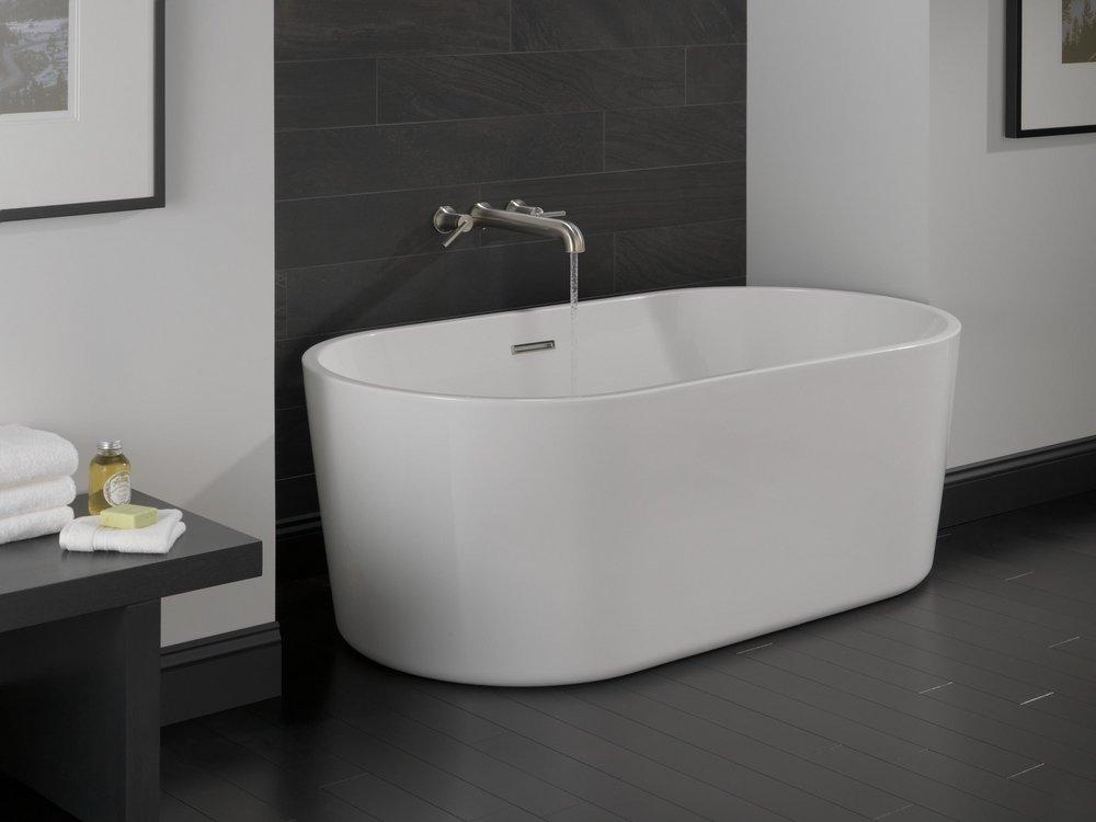 Delta Faucet Stainless Two Handle Wall Mount Filler (Trim Only) 