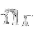 Pfister Polished Chrome Two Handle Widespread Bathroom Sink Faucet Lever Handle 