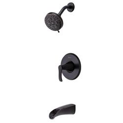 Single Handle Multi Function Bathtub & Shower Faucet in Tuscan Bronze
