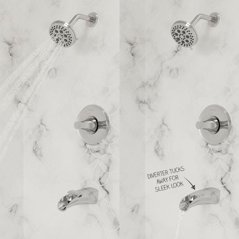 Pfister Tuscan Bronze Single Handle Multi Function Bathtub & Shower Faucet Trim Only 