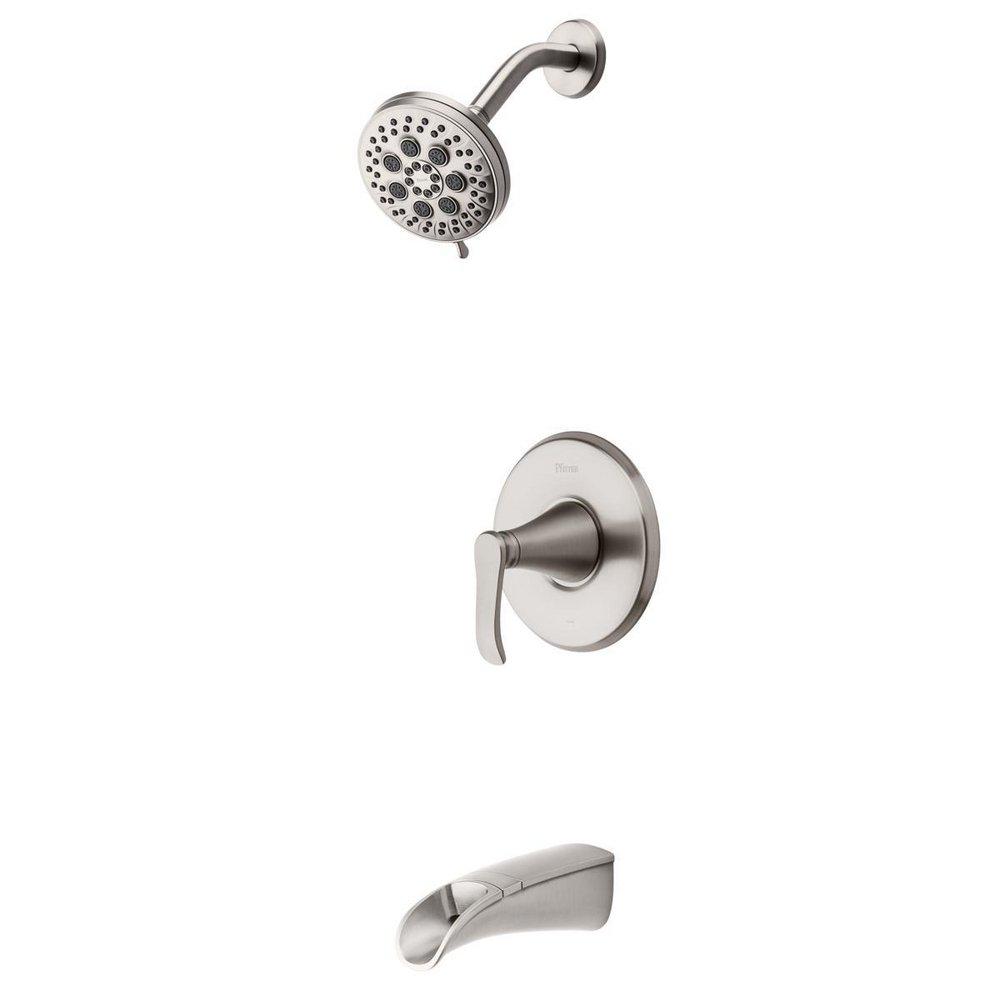 Pfister Spot Defense Brushed Nickel Single Handle Multi Function Bathtub & Shower Faucet Trim Only 