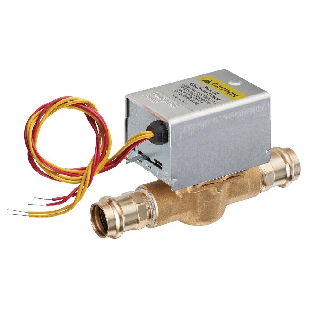 Honeywell Home Metallic Threaded Hydronic Zone Valve 200F 0.32 Amp Hydronics and Zoning 