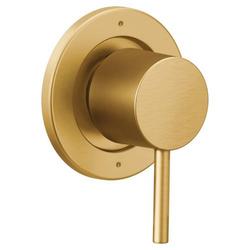 Single Handle Diverter Valve Trim in Brushed Gold