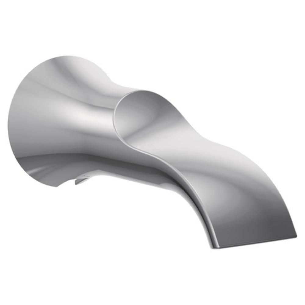 Moen Polished Chrome 1/2 in. Slip Fit x CC Metal Tub Spout 