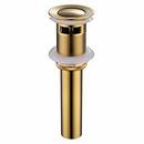 Replacement Lavatory Drain Stopper with Seat Assembly in Brushed Gold
