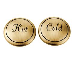 Handle Cap in Brushed Gold