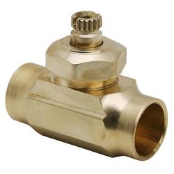 1/2 in. Brass 125 psi Female Sweat x Male Sweat Shut Off Valve