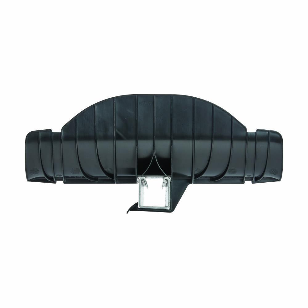 4-1/2 in. Polypropylene Insulation Shield in Black 