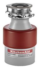 KitchenAid Red/Stainless Steel Continuous Feed Garbage Disposal