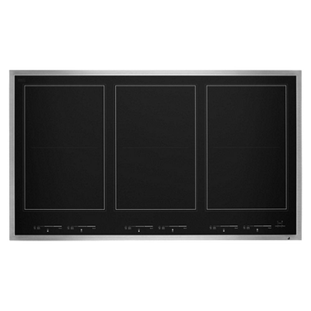 JennAir Black/Stainless Steel 6 Burner Induction Cooktop 