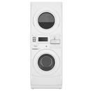 GAS STACKED COMMERCIAL WASHER DRYER COIN OPERATED 