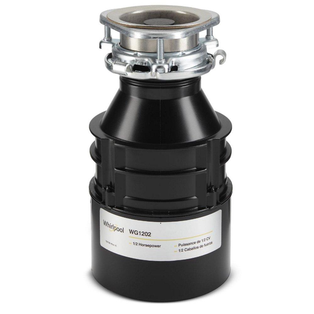 Whirlpool Black Continuous Feed Garbage Disposal 