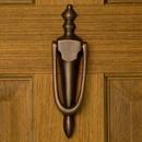 2-7/8 in. Brass Door Knocker in Oil Rubbed Bronze
