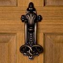 3-1/2 in. Brass Door Knocker in Antique Brass
