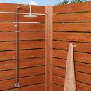 Exposed Outdoor Shower in Stainless Steel