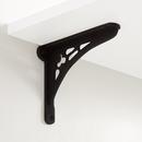 Signature Hardware Black Powder Coat 6-1/2 in. Iron Shelf Bracket 