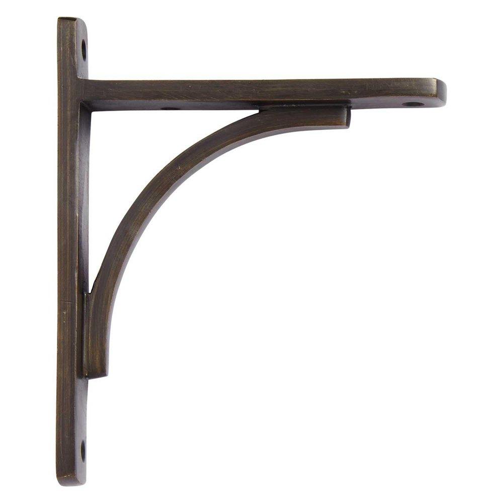 Signature Hardware Antique Brass Shelf Bracket 