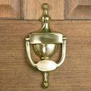 3-7/8 in. Brass Door Knocker in Polished Brass