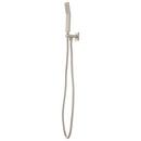 Single-Function Hand Shower Hose and Water Connector Set in Brushed Nickel