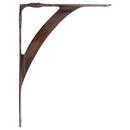 5-7/8 in. Brass Shelf Bracket in Oil Rubbed Bronze