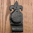 5-1/4 in. Hand Forged Iron Door Pull in Black Powder Coat
