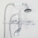Signature Hardware Chrome Three Handle Wall Mount Filler 