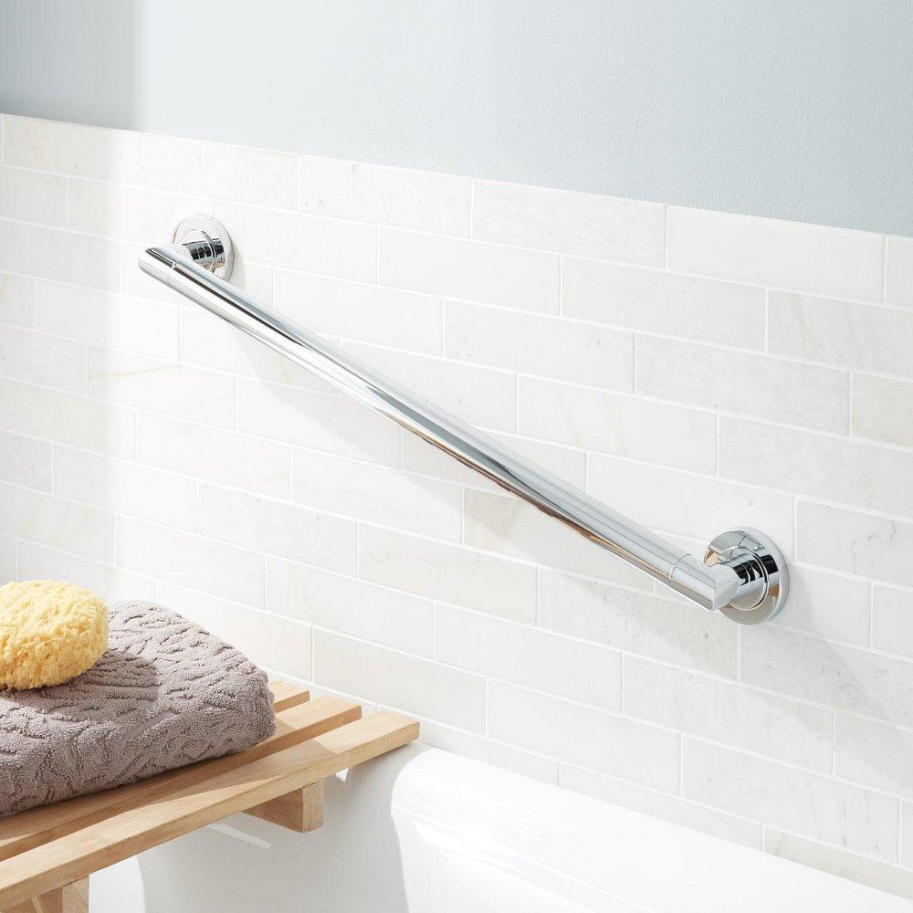 Signature Hardware Chrome 42 in. Grab Bar 