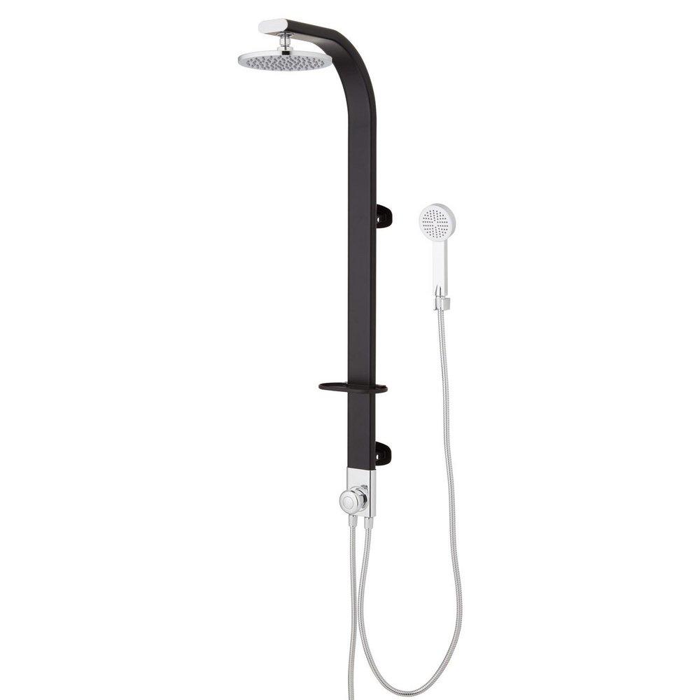 Signature Hardware Black Single Handle Single Function Shower System 