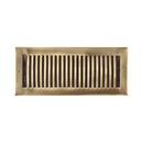4 x 12 in. Residential Brass Ceiling & Sidewall Register in Polished Brass