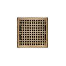 Signature Hardware Antique Brass 12 x 12 in. Residential Brass Ceiling & Sidewall Register 