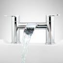 Signature Hardware Polished Chrome Two Handle Roman Tub Faucet 