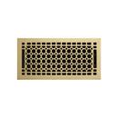 6 x 14 in. Residential Brass Ceiling & Sidewall Register in Polished Brass