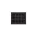 Signature Hardware Black Powder Coat 9 in. Residential Cast Iron Floor Register in Black Powder Coat 