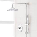 Two Handle Single Function Shower System in Polished Chrome