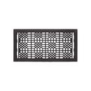 9 x 20 in. Residential Cast Iron Return Grille in Black Powder Coat