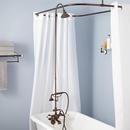 Three Handle Shower System in Oil Rubbed Bronze